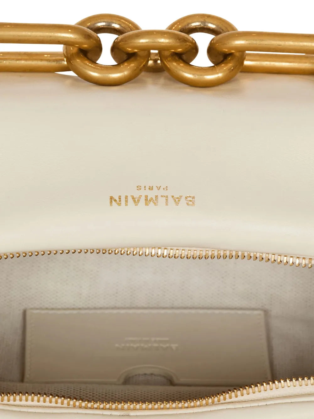 Balmainmedium Sync leather shoulder bag