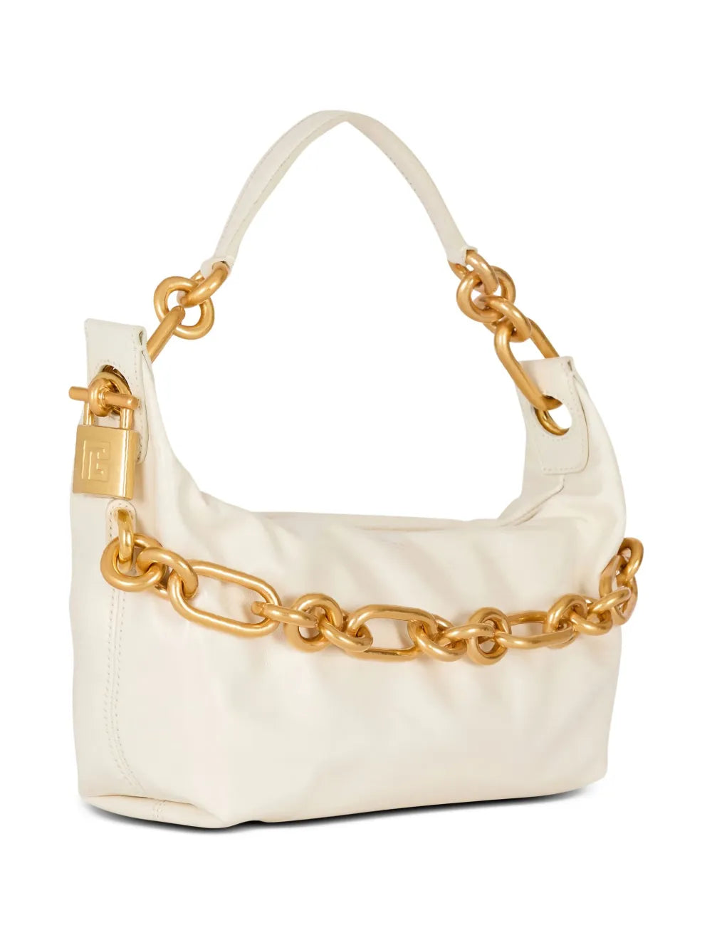 Balmainmedium Sync leather shoulder bag