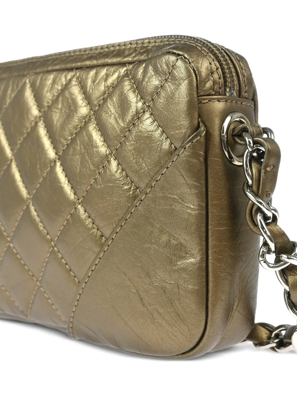 Pre-OwnedCHANEL Pre-Owned2007 Cambon Ligne quilted shoulder bag