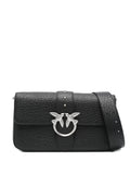 PINKOtextured-leather shoulder bag