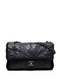 Pre-OwnedCHANEL Pre-Owned2013-2014 Chic Knit Flap shoulder bag