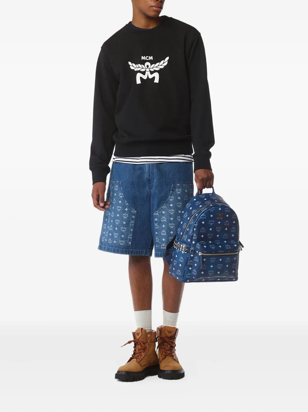 MCMStark side-studs backpack