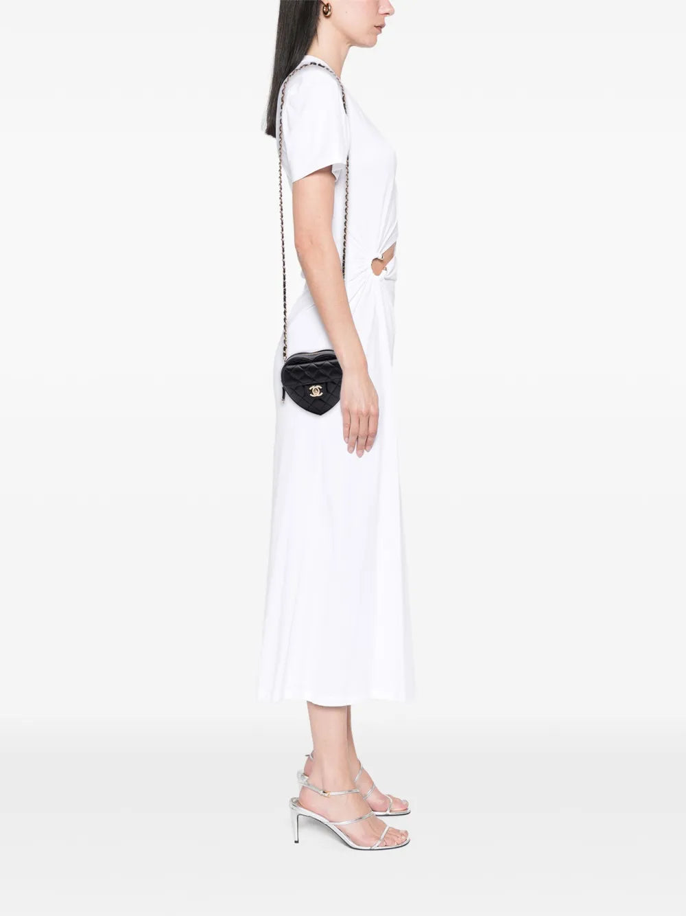 Pre-OwnedCHANEL Pre-Owned2021 Mini Lambskin CC in Love Heart crossbody bag
