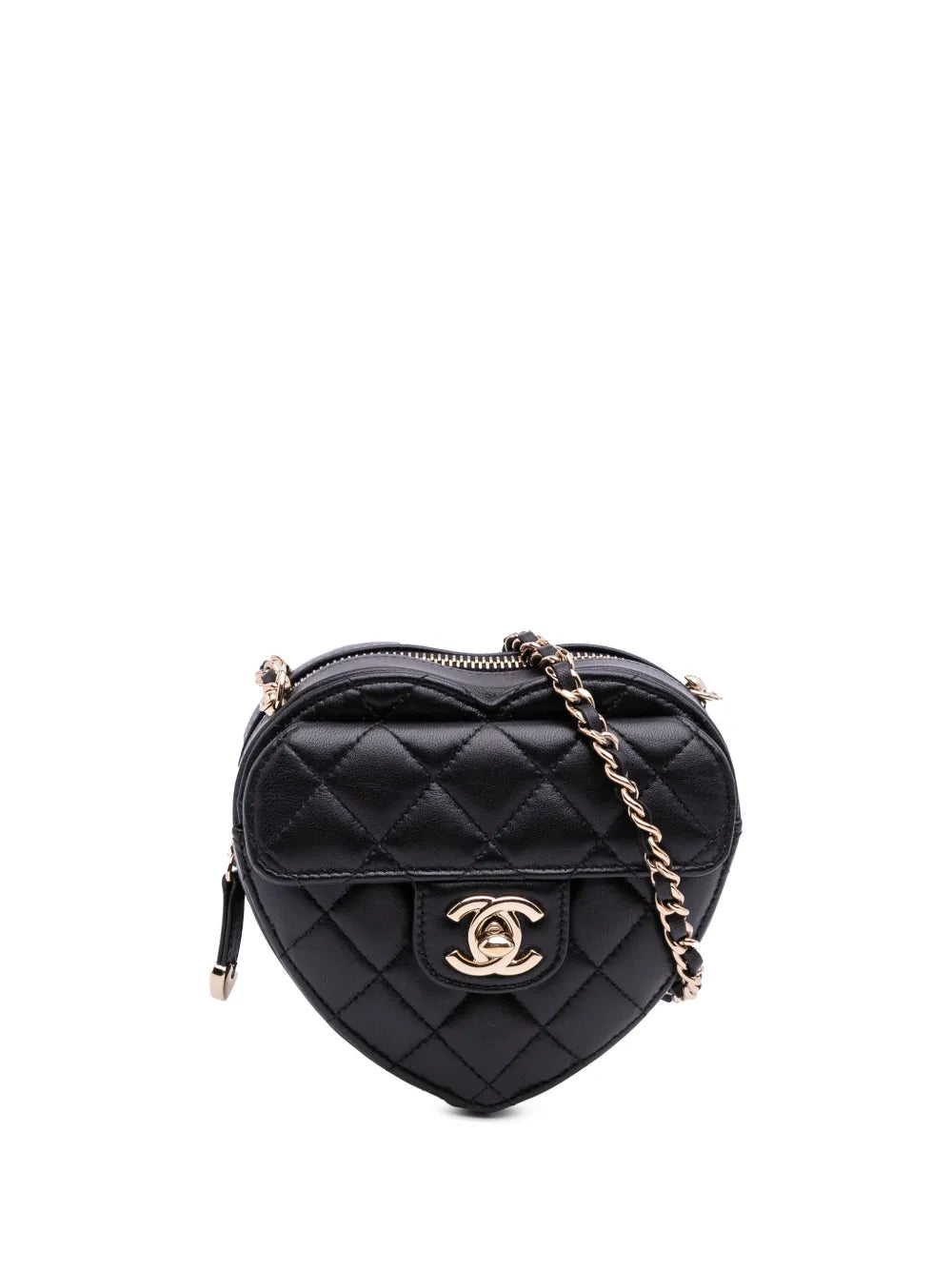 Pre-OwnedCHANEL Pre-Owned2021 Mini Lambskin CC in Love Heart crossbody bag