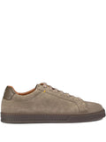 Doucal'S Espresso Suede Lace-Up Sneakers