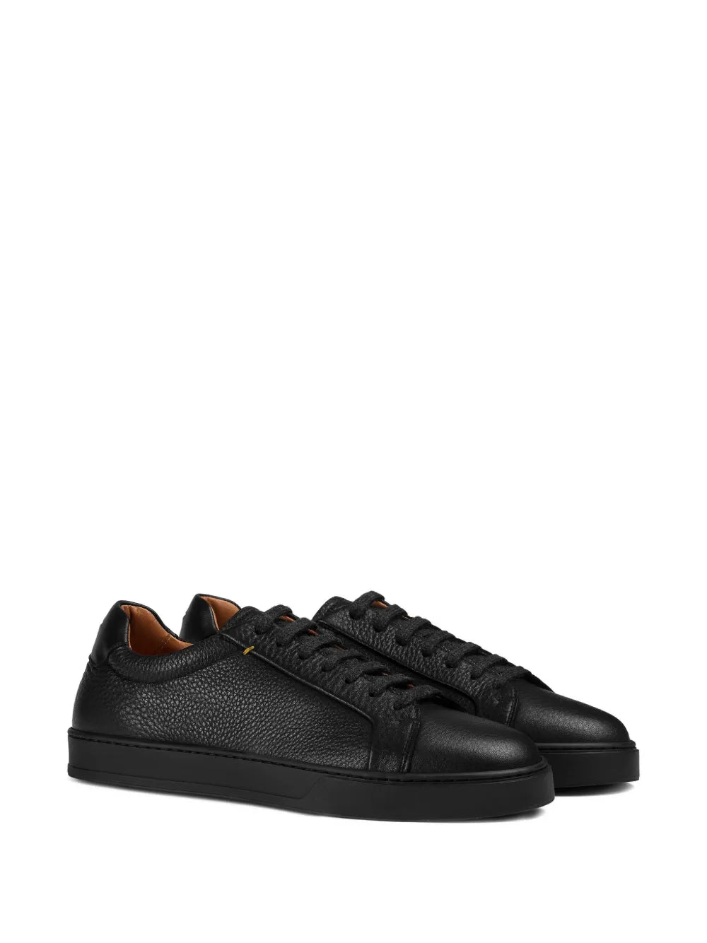 Doucal'S Leather Lace-Up Sneakers