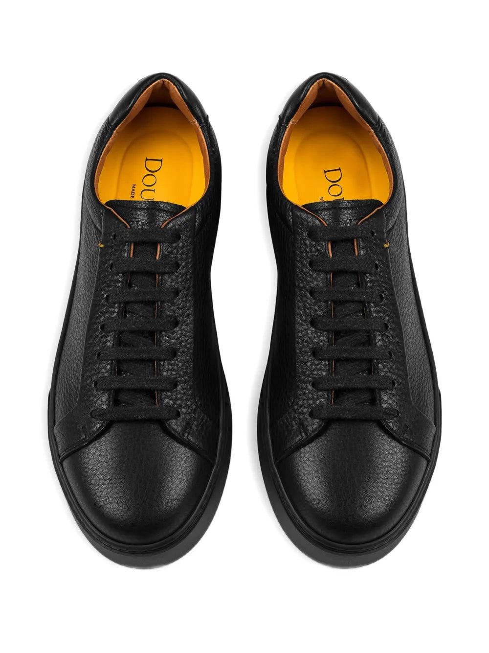 Doucal'S Leather Lace-Up Sneakers