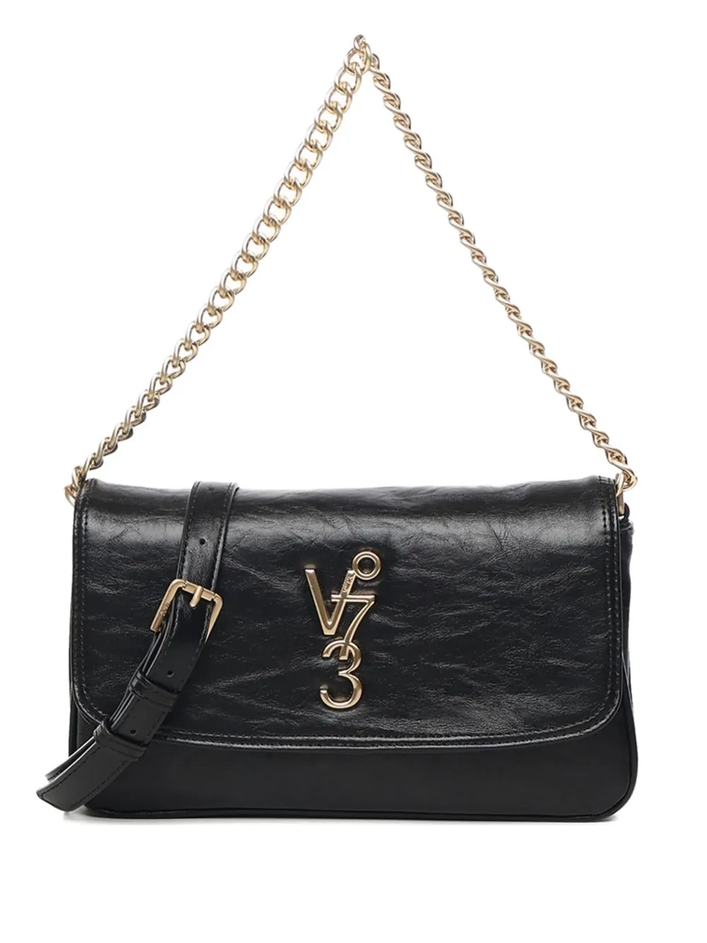 V?3Louise logo-plaque shoulder bag