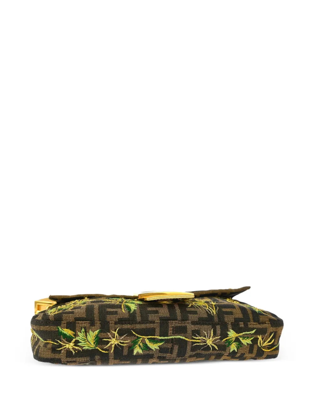 Pre-OwnedFendi Pre-Owned1990-2000s Zucca Floral Baguette shoulder bag