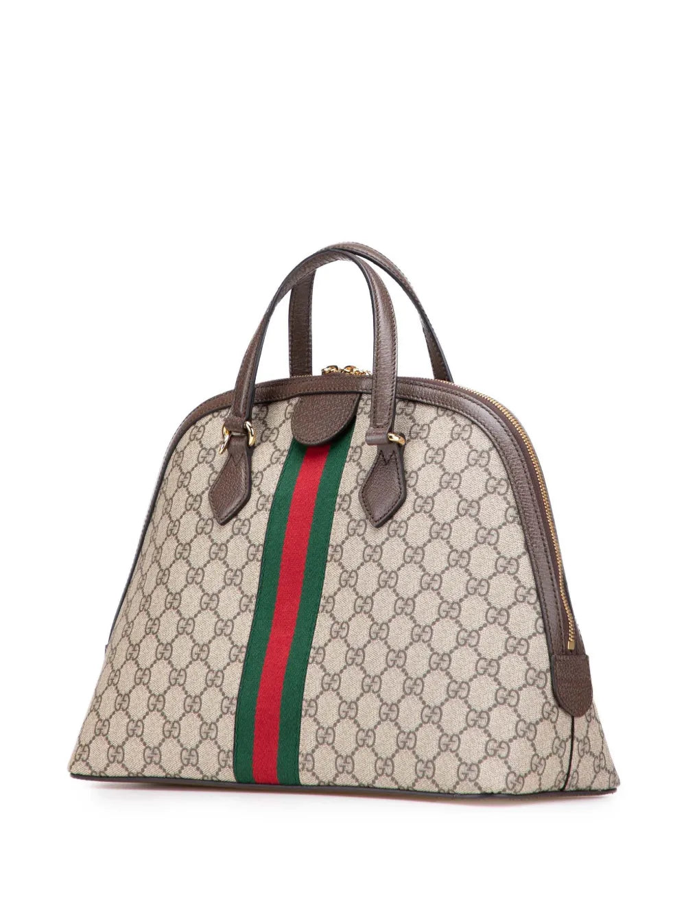 Pre-OwnedGucci Pre-Owned2016-2025 Medium GG Supreme Ophidia Web satchel
