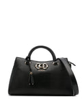 GUESS USAlogo-plaque snakeskin tote bag