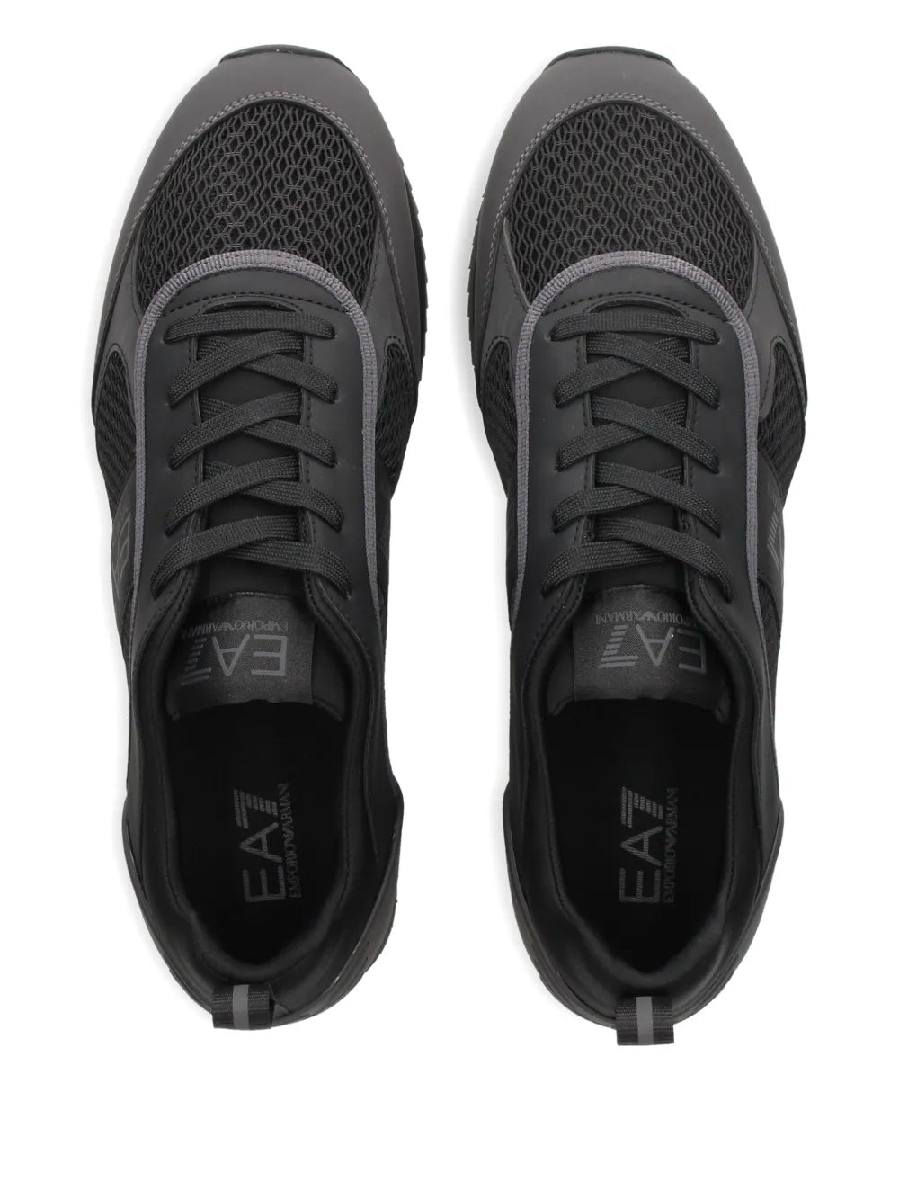 Ea7 Emporio Armani Logo-Detail Mesh Sneakers
