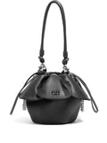 Bimba y Lolaruffled leather bucket bag