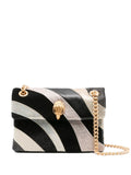 Kurt Geiger Londonmini Kensington crystal-embellished cross body bag