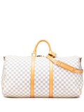 Pre-OwnedLouis Vuitton Pre-Owned2012 Damier Azur Keepall Bandouliere 55 travel bag