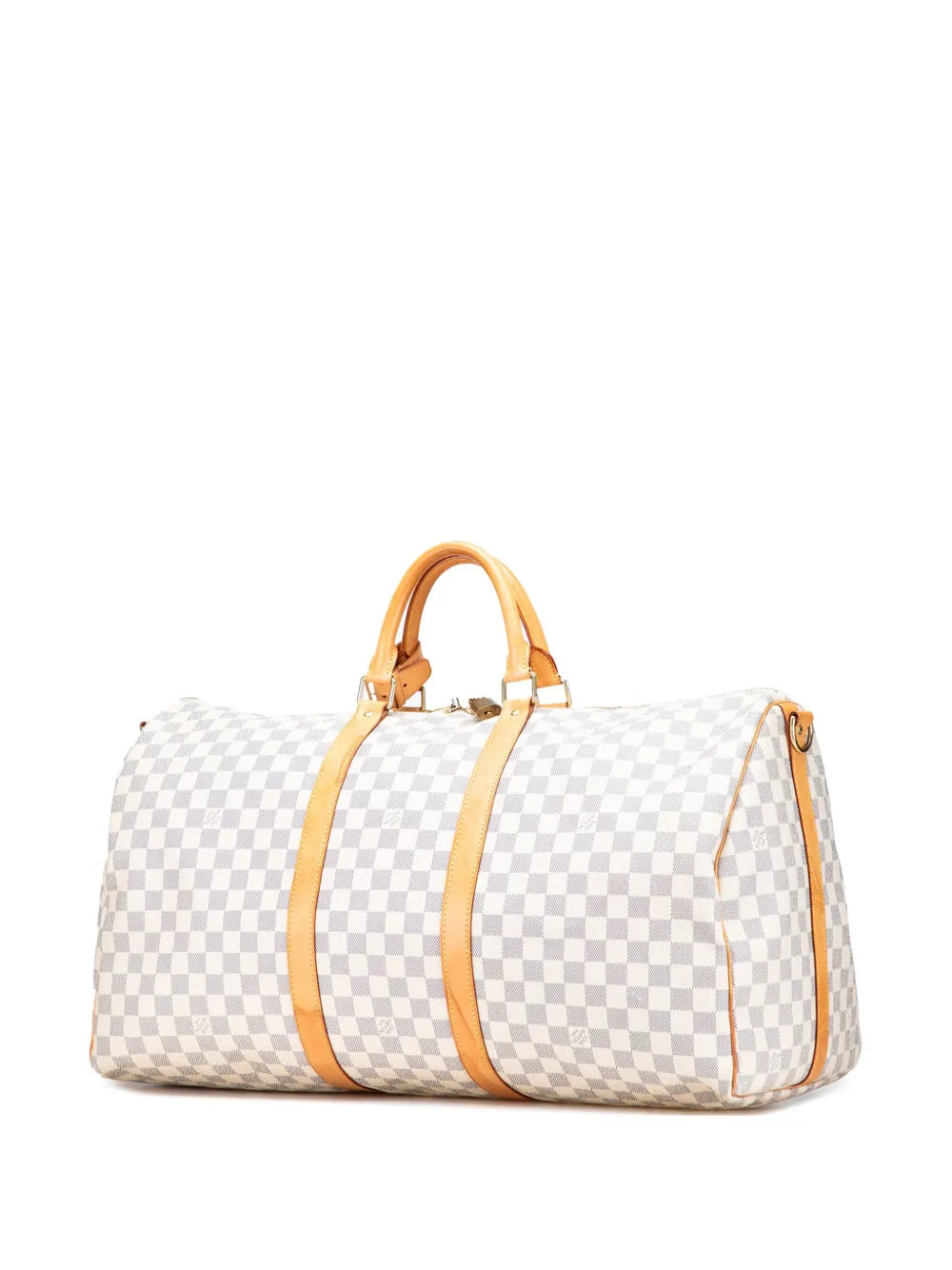 Pre-OwnedLouis Vuitton Pre-Owned2012 Damier Azur Keepall Bandouliere 55 travel bag