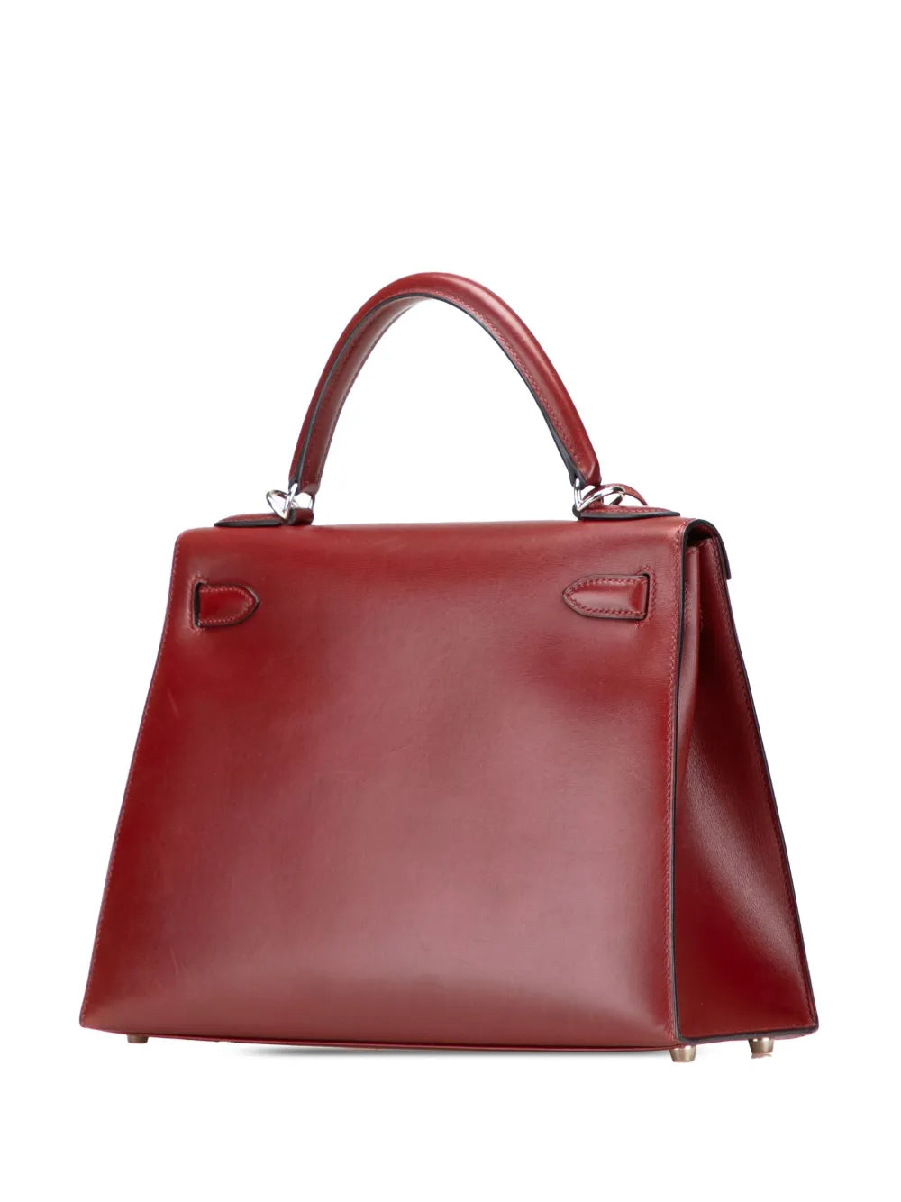 Pre-OwnedHermre-Owned2001 Box Calf Kelly II Sellier 28 satchel