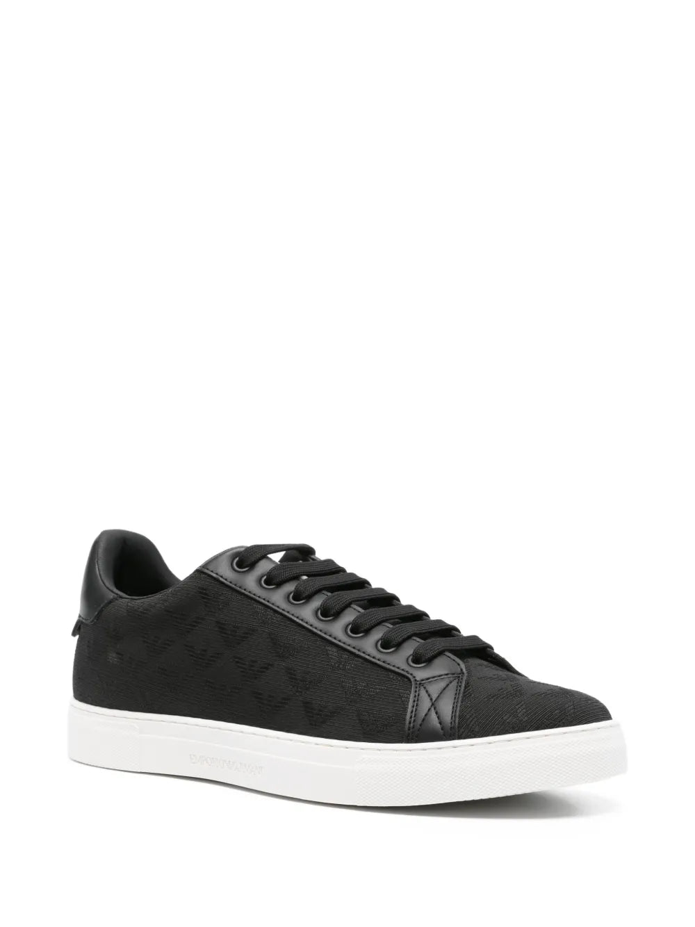 Emporio Armani Lace-Up Eagle-Logo Sneakers