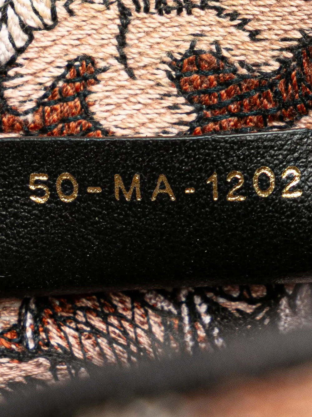 Pre-OwnedChristian Dior Pre-Owned2022 Mini Embroidered Canvas Jardin Magique Vertical Book Tote satchel