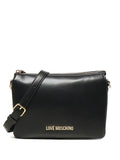 Love Moschinologo-plaque zip-fastening shoulder bag