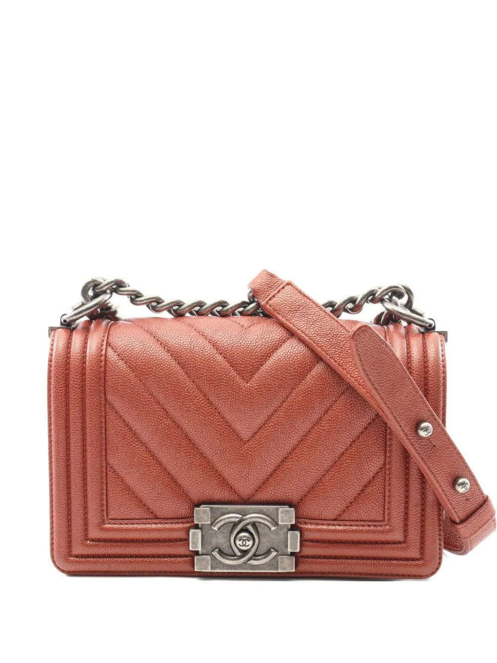 Pre-OwnedCHANEL Pre-Owned2018~2019 mini V-stitch shoulder bag