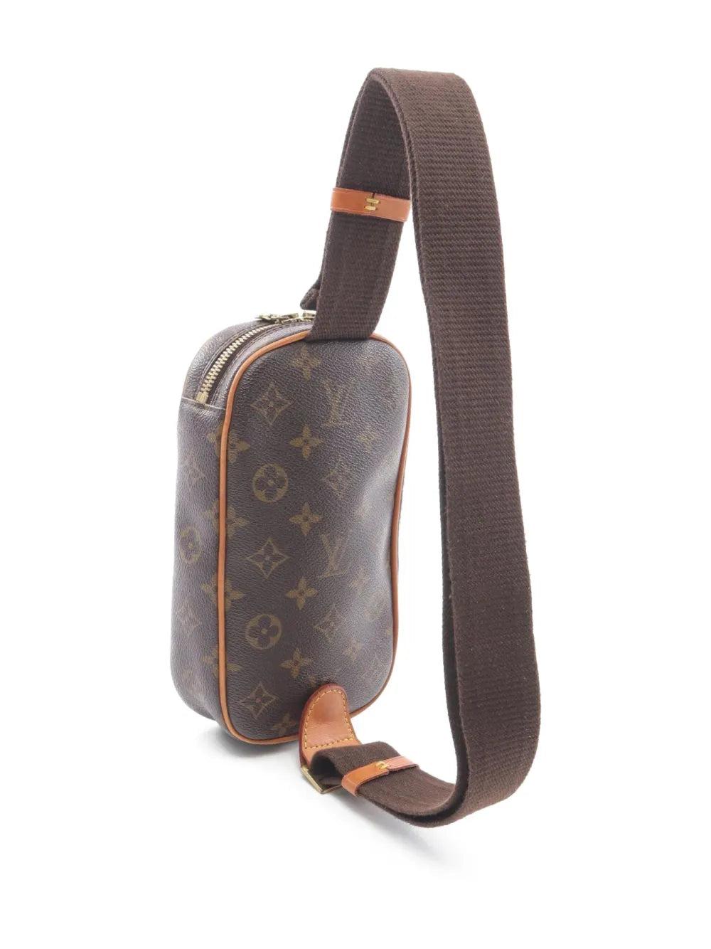 Pre-OwnedLouis Vuitton Pre-Owned 2001 small Pochette Ganju Monogram belt bag