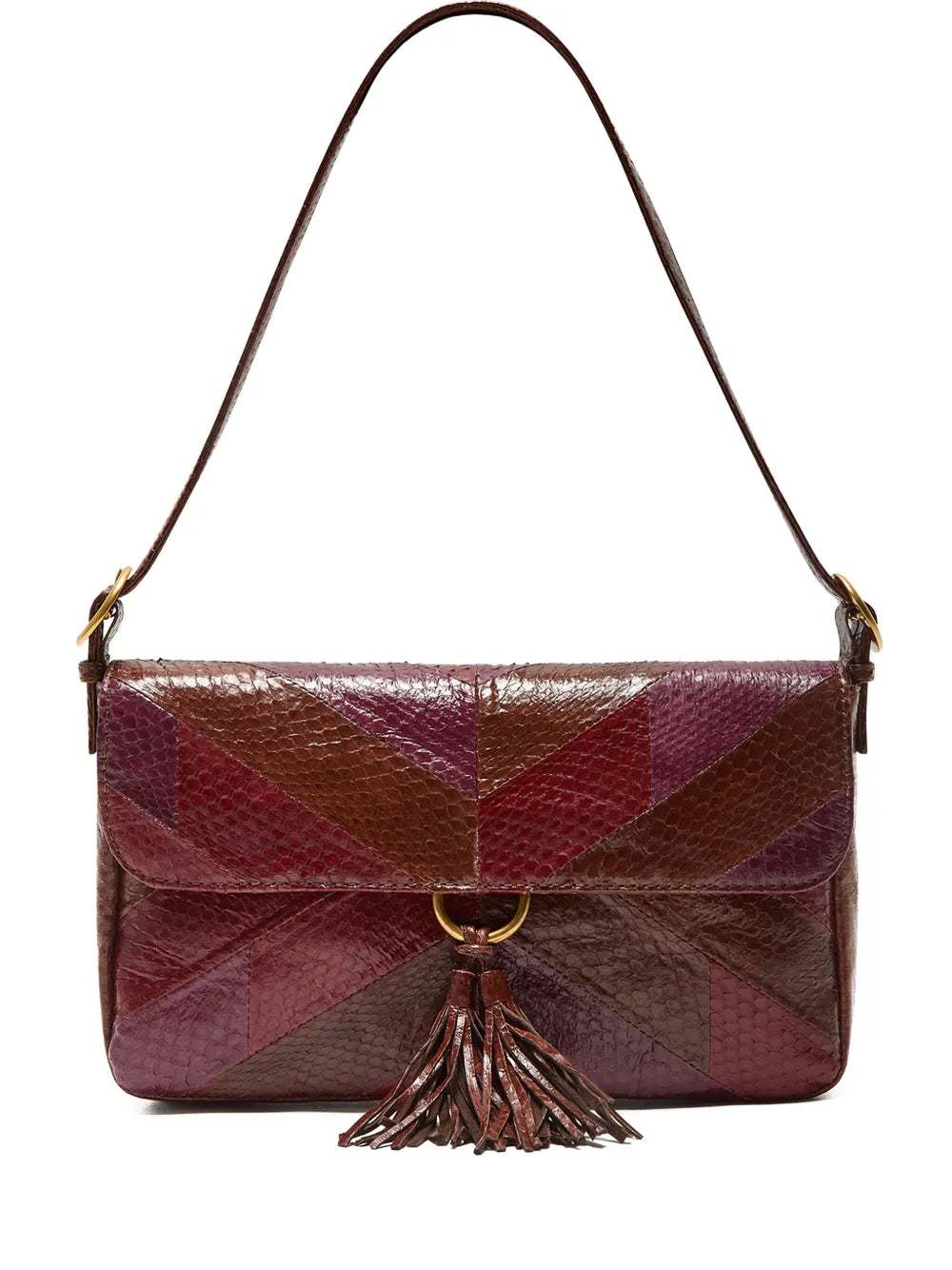 MALIPARMIpatchwork tassel shoulder bag