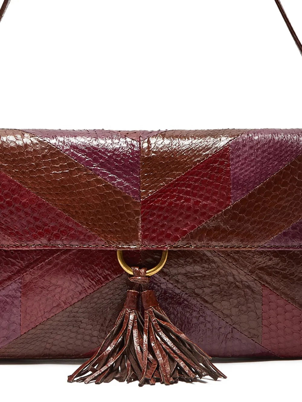 MALIPARMIpatchwork tassel shoulder bag