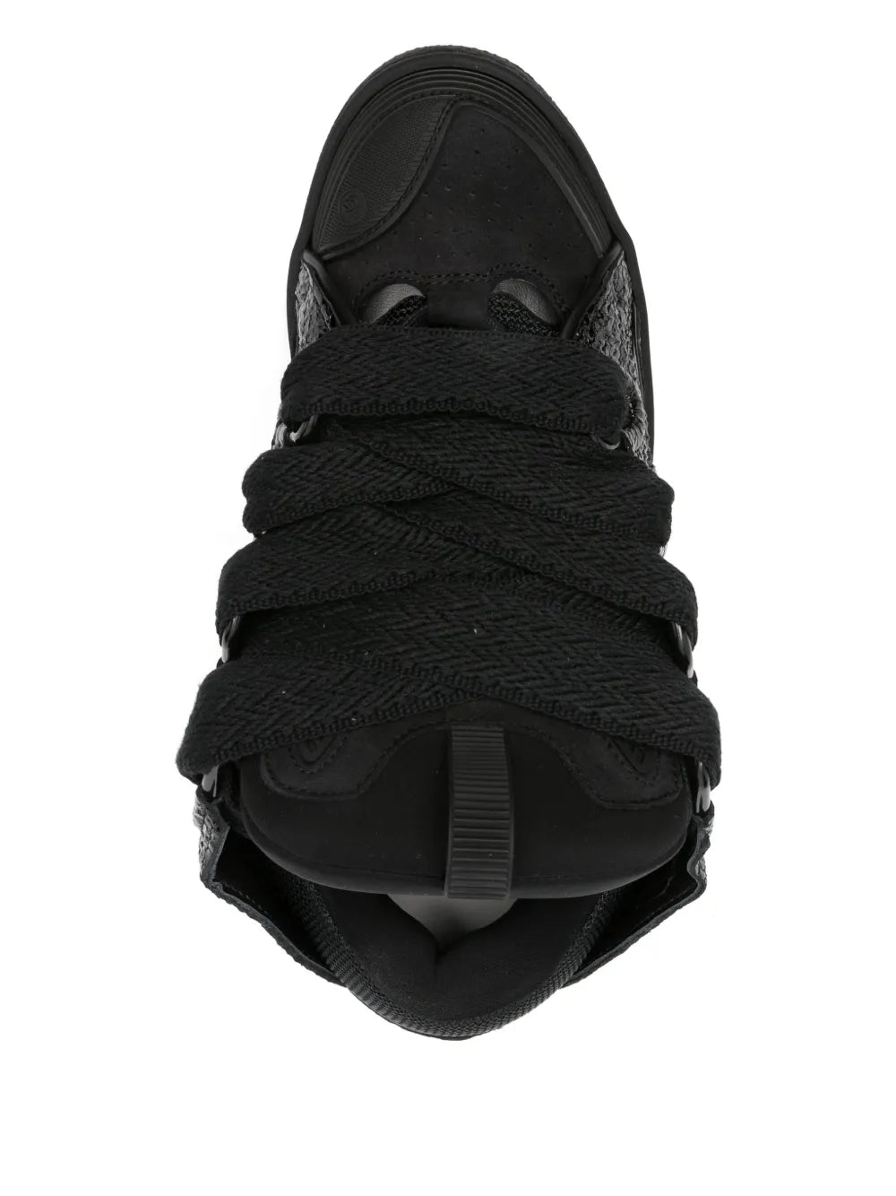 Lanvin Lace-Up Textured Sneakers
