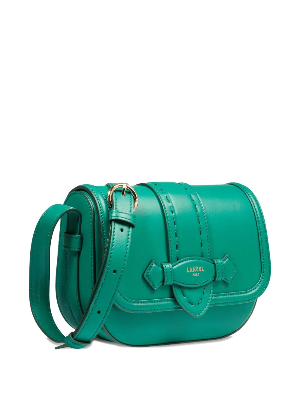 LancelSienna flap-detail leather bag