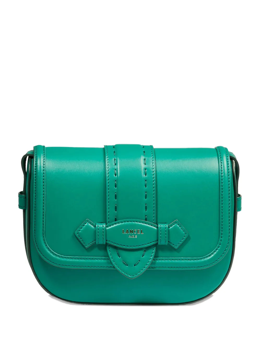 LancelSienna flap-detail leather bag