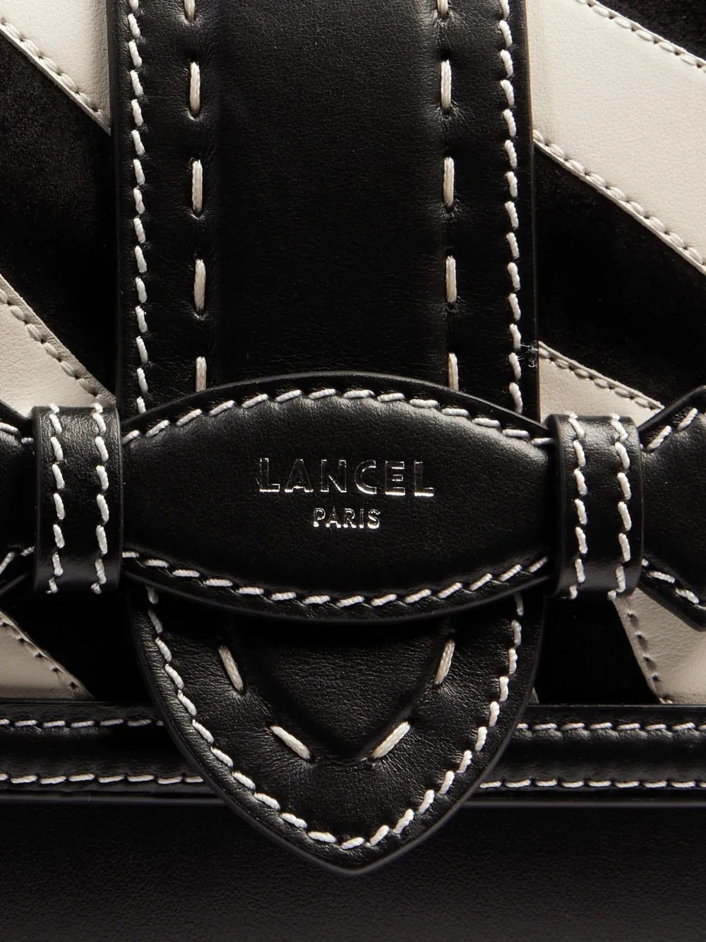 LancelSienna zebra-print flap bag