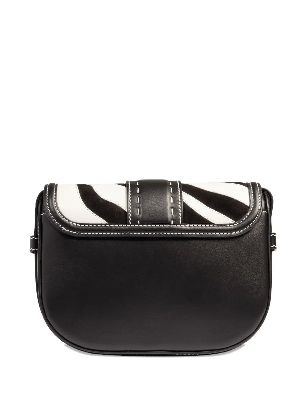 LancelSienna zebra-print flap bag
