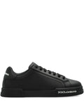 Dolce & Gabbana Logo-Detail Leather Sneakers