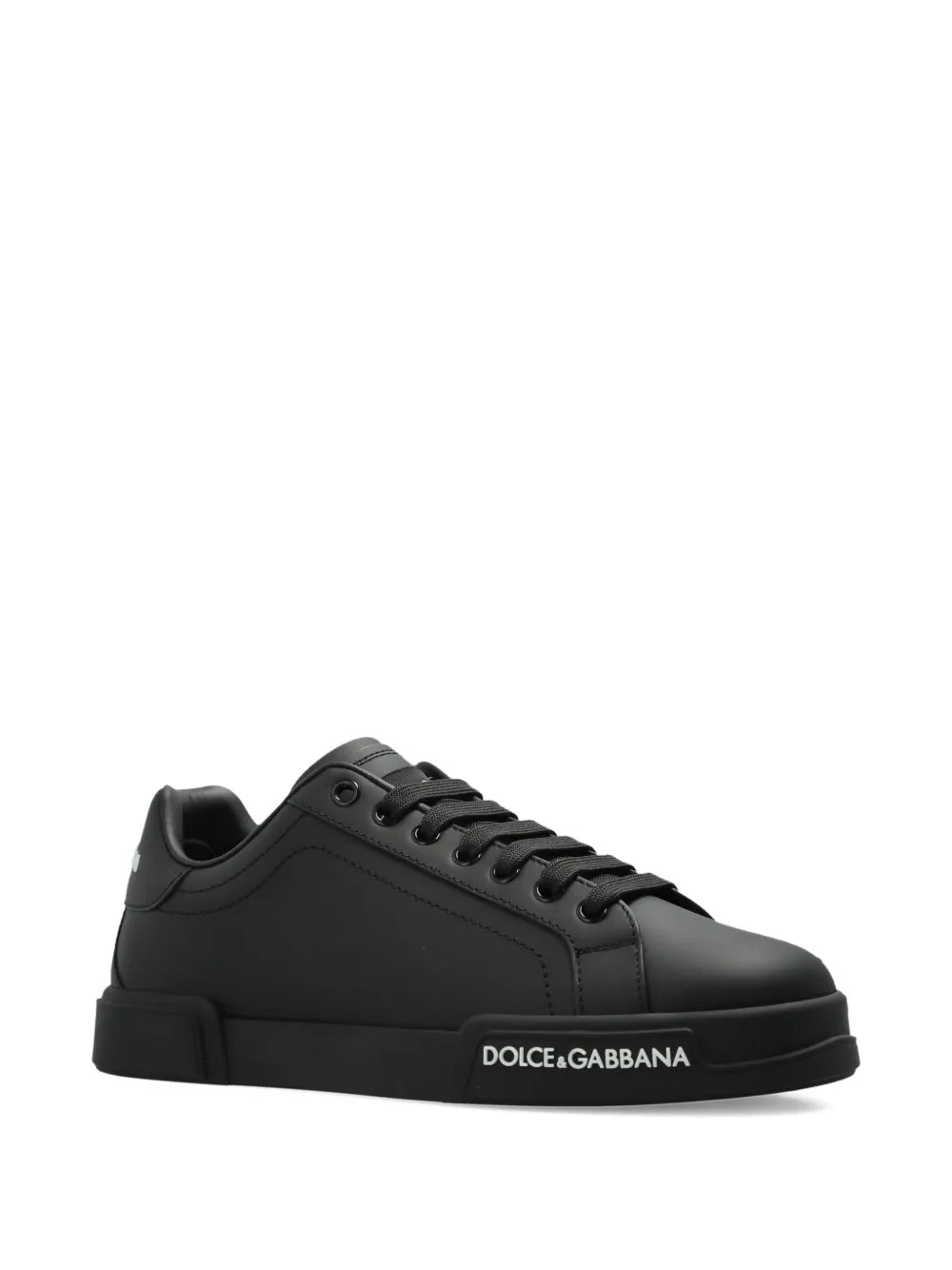 Dolce & Gabbana Logo-Detail Leather Sneakers