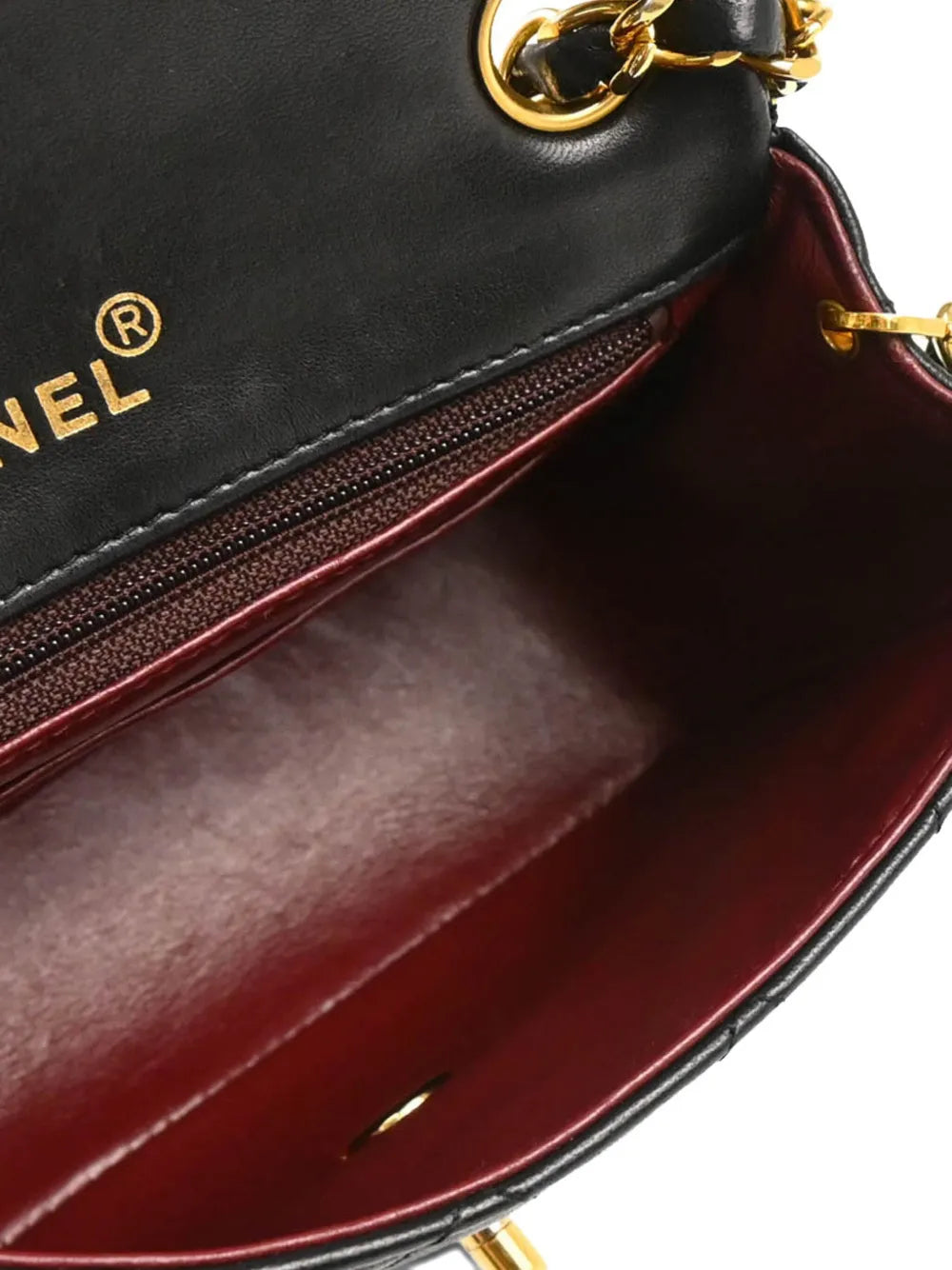 Pre-OwnedCHANEL Pre-Owned1990 mini Classic Square Flap quilted bag