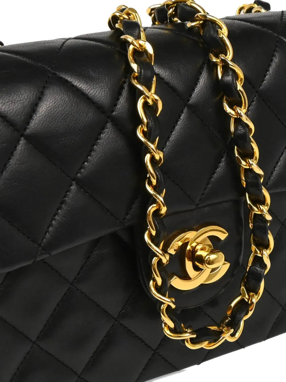 Pre-OwnedCHANEL Pre-Owned1990 mini Classic Square Flap quilted bag