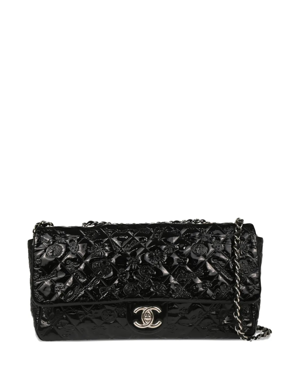 Pre-OwnedCHANEL Pre-Owned2010 Icon Jumbo Classic Flap shoulder bag