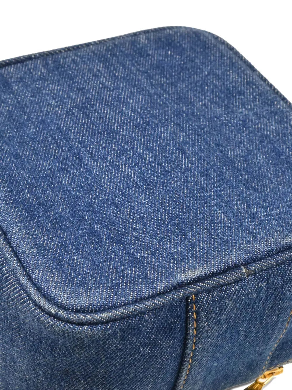 Pre-OwnedCHANEL Pre-Owned1997 denim vanity handbag