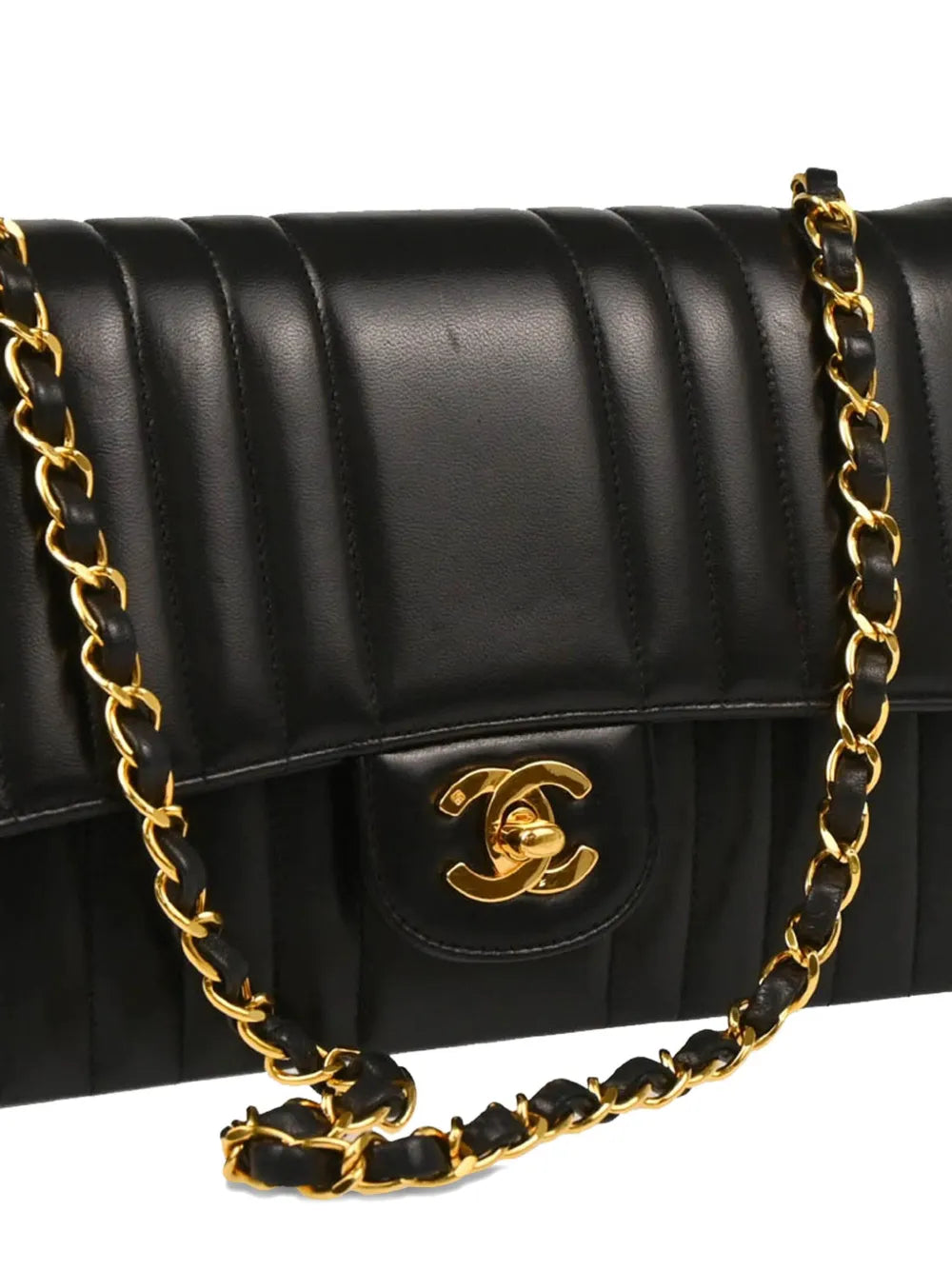 Pre-OwnedCHANEL Pre-Owned1992 Mademoiselle quilted lambskin bag