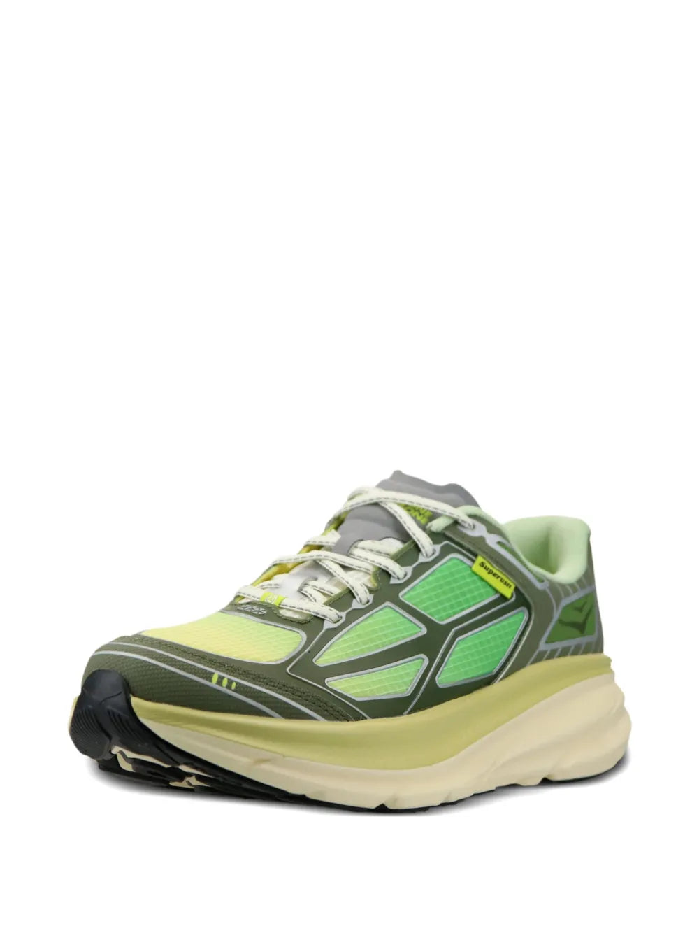 Hoka X Supervsn Clifton One9 Lace-Up Sneakers