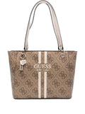 GUESS USAlogo-plaque stripe tote bag