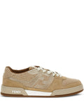 Fendi Match  Leather Low-Top Sneakers