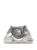 Stella McCartneychain-strap ruched clutch bag