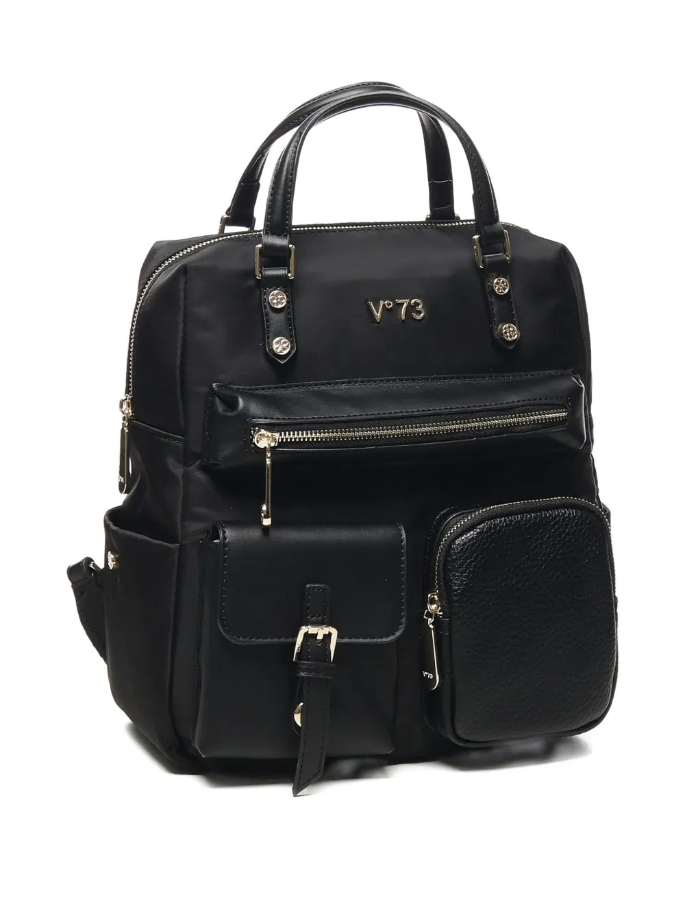 V?3multi-pocket top-handle backpack