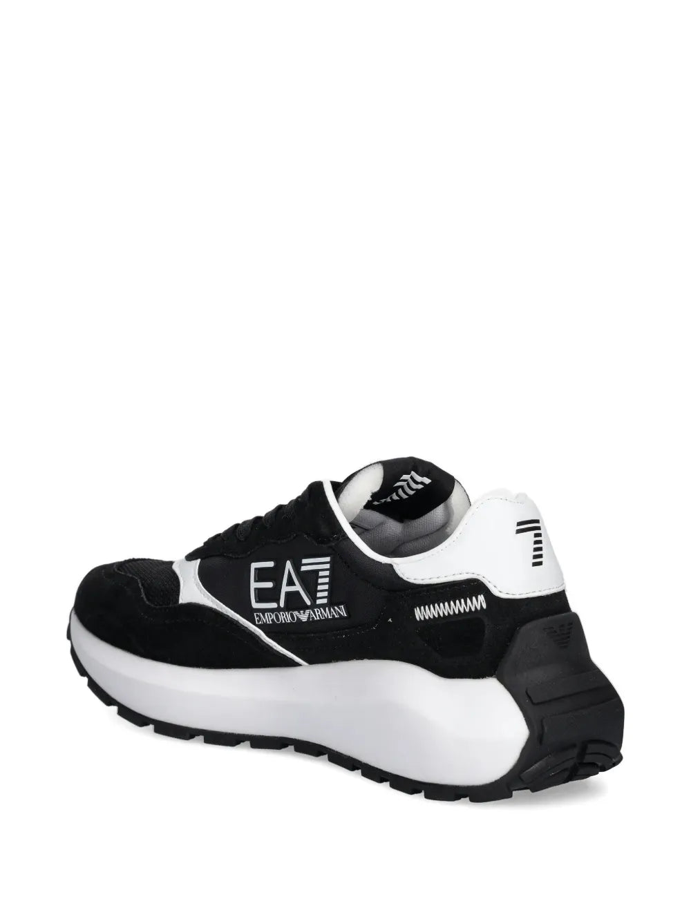 Ea7 Emporio Armani Lace-Up Logo-Detail Sneakers