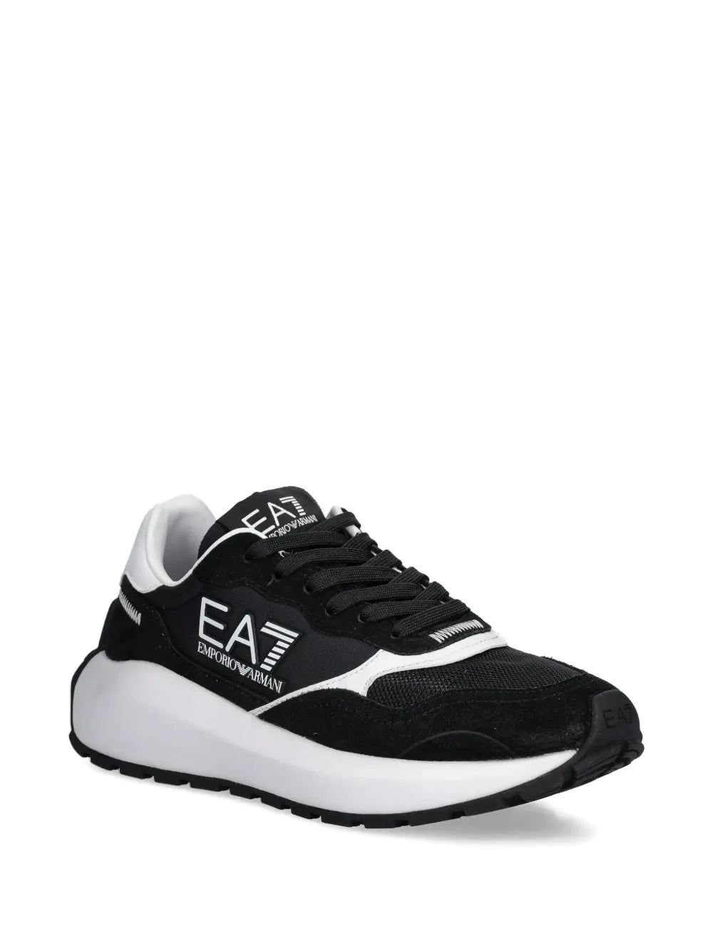 Ea7 Emporio Armani Lace-Up Logo-Detail Sneakers
