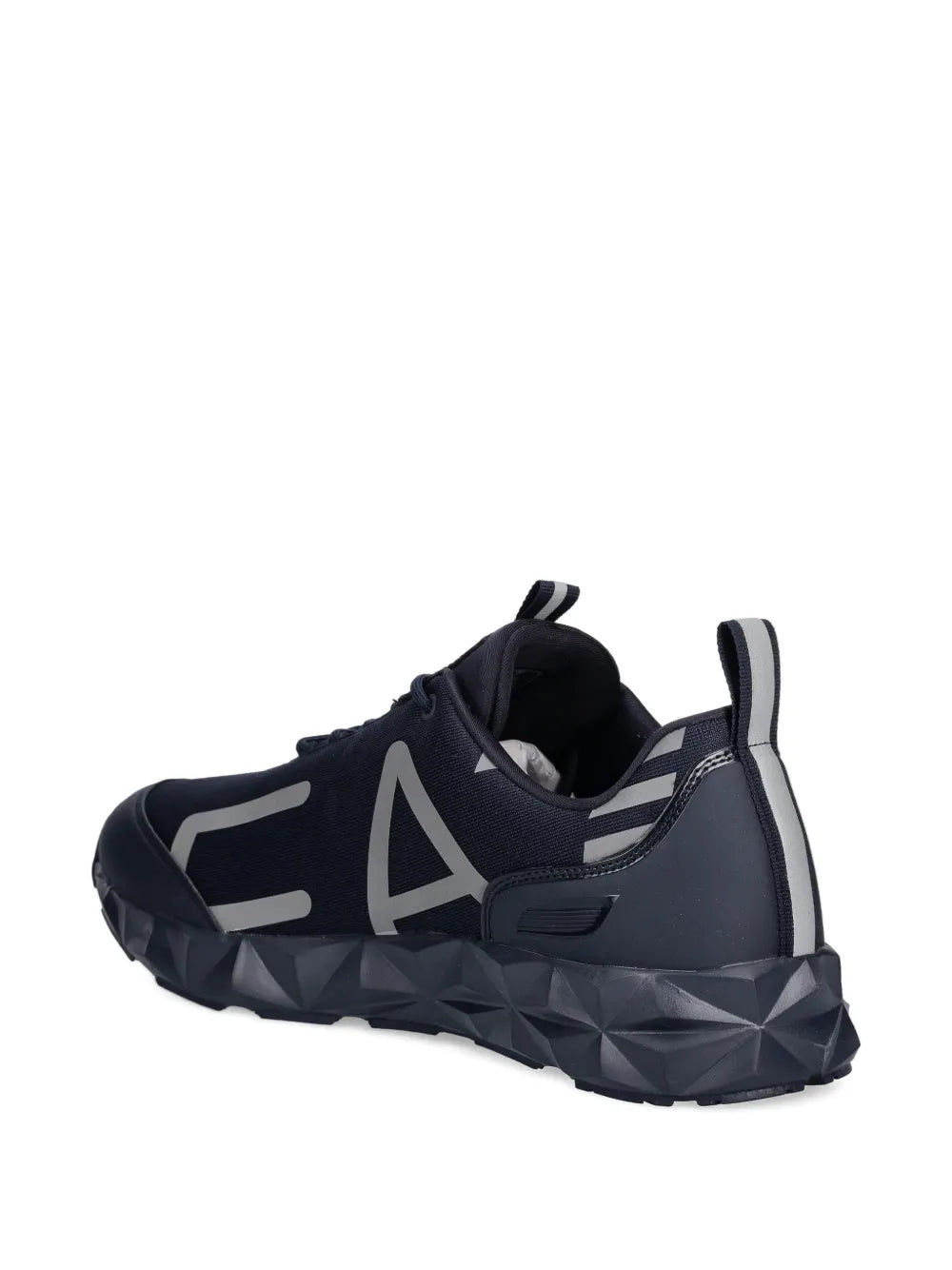 Ea7 Emporio Armani Reflective Panelled Sneakers