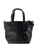 Vanessa Brunosmall eyelet-detail tote bag
