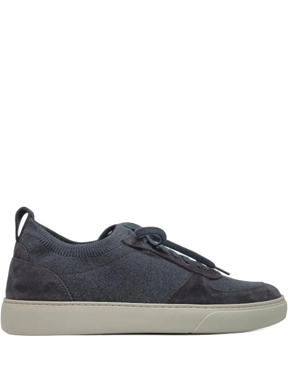 Henderson Baracco Knit-Suede Sneakers